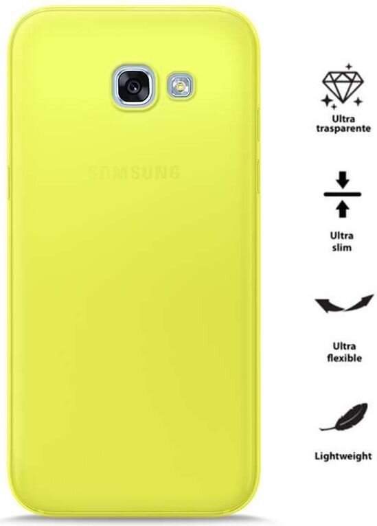 Puro Etui 0.3 Nude Galaxy A3 (2017) fluo Yellow kaina ir informacija | Telefono dėklai | pigu.lt