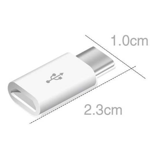 Hurtel, Micro USB į USB type-C adapteris kaina ir informacija | Kabeliai ir laidai | pigu.lt