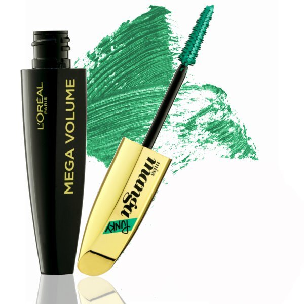 Blakstienų tušas L´Oreal Paris Mega Miss Manga Punky 8.5 ml, Green, vandeniui atsparus kaina ir informacija | Akių šešėliai, pieštukai, blakstienų tušai, serumai | pigu.lt