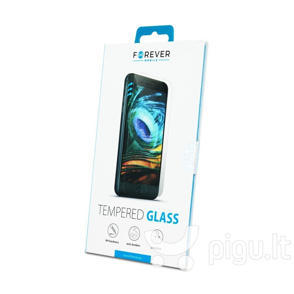 Forever apsauginis ekrano stiklas skirtas Huawei P20 цена и информация | Apsauginės plėvelės telefonams | pigu.lt