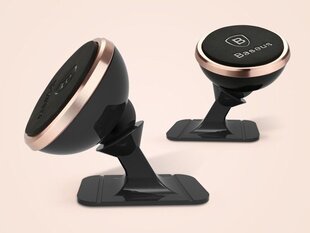 Baseus 360-Degree Universal Magnetic Car Mount Holder for Car Dashboard pink (SUGENT-NT0R) цена и информация | Держатели для телефонов | pigu.lt