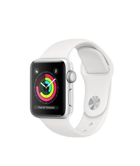 Apple Watch S3, 38 mm, White/Silver Aluminum kaina ir informacija | Išmanieji laikrodžiai (smartwatch) | pigu.lt