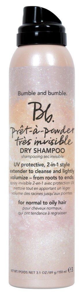 Sausas šampūnas ploniems plaukams Bumble and bumble Pret-a-Powder Tres Invisible 150 ml kaina ir informacija | Šampūnai | pigu.lt