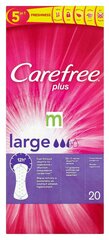 Higieniniai įklotai Carefree Large, 20 vnt. цена и информация | Тампоны, гигиенические прокладки для критических дней, ежедневные прокладки | pigu.lt