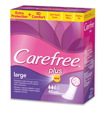 Higieniniai įklotai Carefree Large, 48 vnt. kaina ir informacija | Tamponai, higieniniai paketai, įklotai | pigu.lt