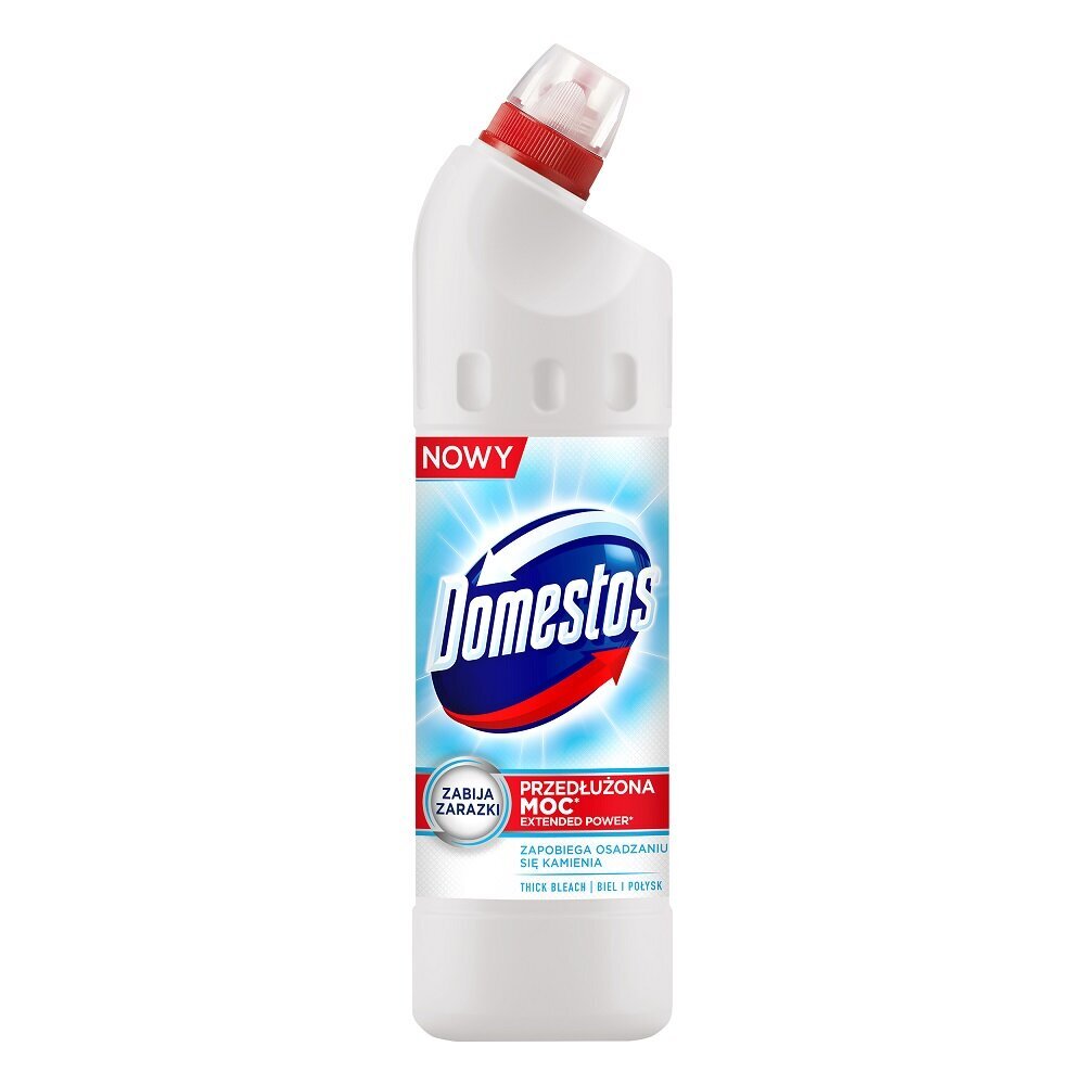 Domestos valymo ir dezinfekavimo skystis Extended Power White and Shine, 750 ml цена и информация | Valikliai | pigu.lt