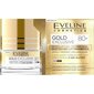 Regeneruojantis kremas-serumas itin brandžiai odai su aukso dalelėmis Eveline Gold Exclusive 80+ 50 ml цена и информация | Veido kremai | pigu.lt