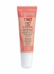 Lūpų blizgesys Eveline Lip Theraphy 6in1 Care&Color 12 ml kaina ir informacija | Lūpų dažai, blizgiai, balzamai, vazelinai | pigu.lt