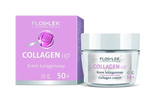 Veido kremas brandžiai odai Floslek Collagen Up 50+ 50 ml цена и информация | Кремы для лица | pigu.lt