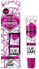 Lūpų blizgis Floslek Lip Care Shimmer 10 g, Metalic pink цена и информация | Помады, бальзамы, блеск для губ | pigu.lt