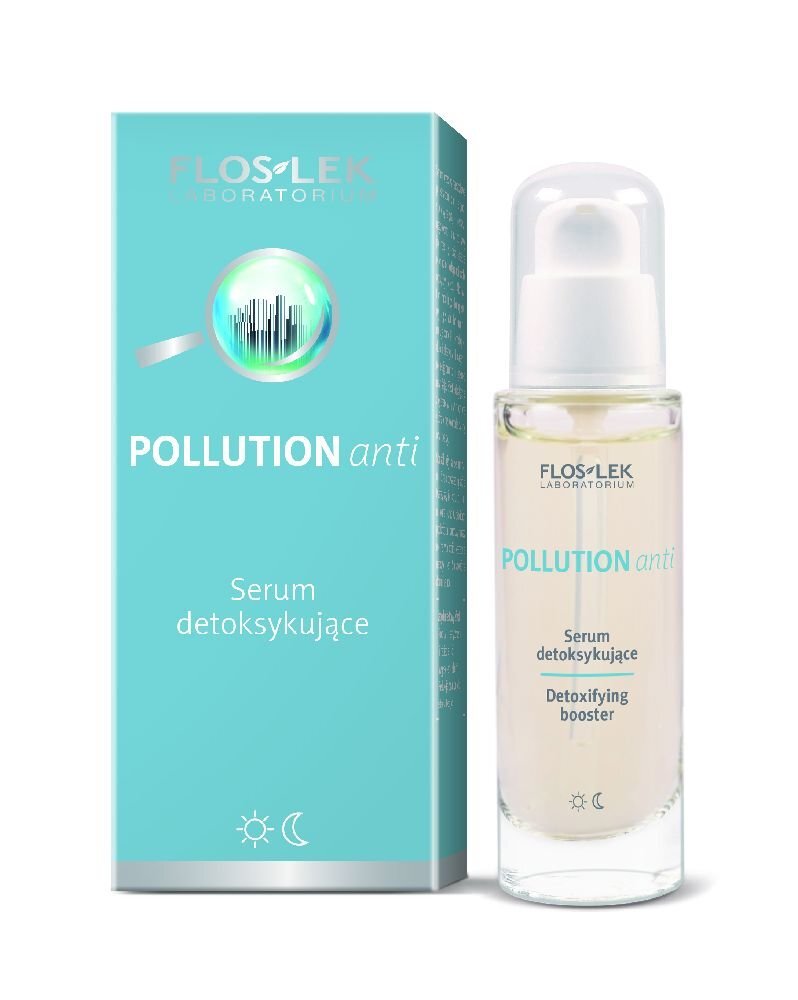 Detoksikuojantis serumas veidui Floslek Pollution Anti 30 ml kaina ir informacija | Veido aliejai, serumai | pigu.lt