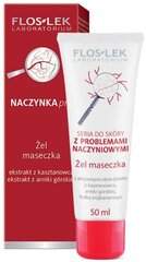 Veido kaukė nuo paraudimų Floslek Seria 50 ml цена и информация | Маски для лица, патчи для глаз | pigu.lt