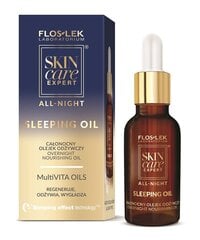 Maitinamasis naktinis aliejus veidui Floslek Skin Care Expert 30 ml цена и информация | Сыворотки для лица, масла | pigu.lt