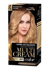 Plaukų dažai Joanna Multi Cream Color 100 ml, 30.5 Sunny Blonde kaina ir informacija | Plaukų dažai | pigu.lt