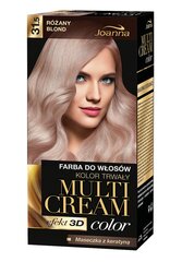 Plaukų dažai Joanna Multi Cream Color 100 ml, 31.5 Rose Blond kaina ir informacija | Plaukų dažai | pigu.lt