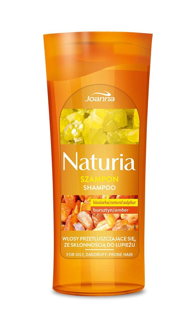 Šampūnas riebiems plaukams su gintaru ir biosulfuru Joanna Naturia 200 ml цена и информация | Šampūnai | pigu.lt