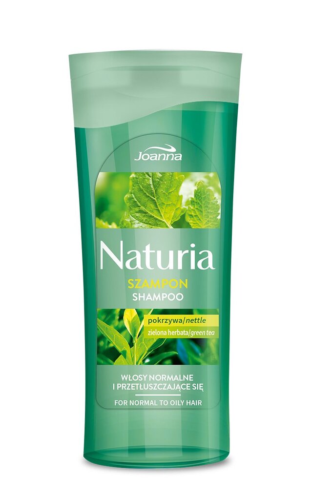 Šampūnas normaliems ir riebiems plaukams su dilgelėmis ir žaliąja arbata Joanna Naturia 100 ml kaina ir informacija | Šampūnai | pigu.lt
