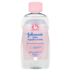 Увлажняющее масло для тела с экстрактом оливок Johnson's Baby 200 мл цена и информация | Косметика для мам и детей | pigu.lt