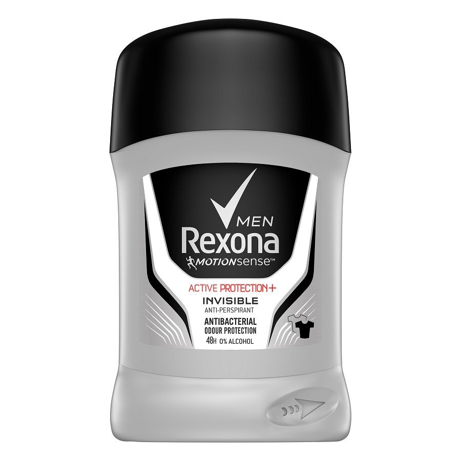 Pieštukinis dezodorantas - antiperspirantas Rexona Motion Sense Active Protection+ Invisible vyrams 50 ml kaina ir informacija | Dezodorantai | pigu.lt