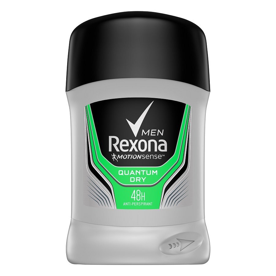 Pieštukinis dezodorantas - antiperspirantas Rexona Motion Sense Quantum Dry vyrams 50 ml kaina ir informacija | Dezodorantai | pigu.lt