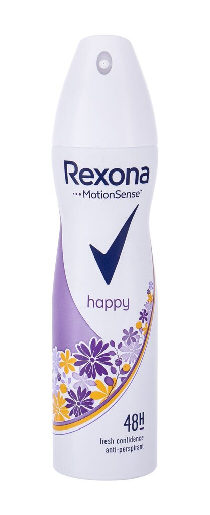 Purškiamas dezodorantas - antiperspirantas Rexona Motion Sense Happy Morning moterims 150 ml kaina ir informacija | Dezodorantai | pigu.lt