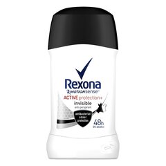 Pieštukinis dezodorantas - antiperspirantas Rexona Motion Sense Active Protection+ Invisible moterims 40 ml kaina ir informacija | Dezodorantai | pigu.lt