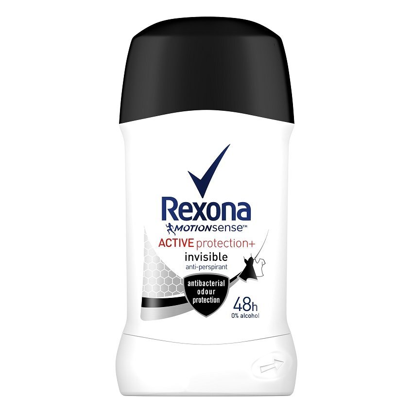 Pieštukinis dezodorantas - antiperspirantas Rexona Motion Sense Active Protection+ Invisible moterims 40 ml цена и информация | Dezodorantai | pigu.lt