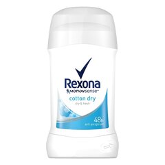 Дезодорант-карандаш - антиперспирант Rexona Motion Sense Cotton Dry для женщин 40 мл цена и информация | Дезодоранты | pigu.lt