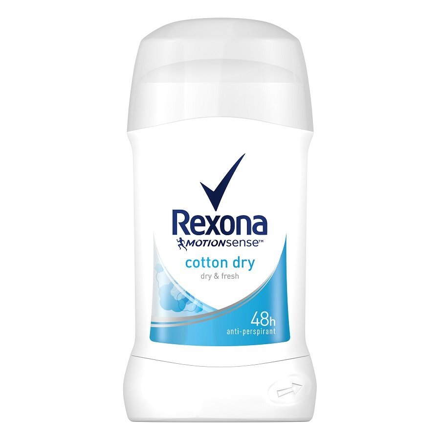 Pieštukinis dezodorantas - antiperspirantas Rexona Motion Sense Cotton Dry moterims 40 ml цена и информация | Dezodorantai | pigu.lt