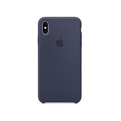 Apple iPhone XS Max Silicone Cover, Синий цена и информация | Чехлы для телефонов | pigu.lt