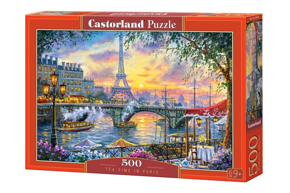 Dėlionė Castorland Puzzle Tea time in Paris, 500 d. цена и информация | Dėlionės (puzzle) | pigu.lt