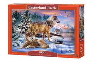 Dėlionė Castorland Wolfish Wonderland, 500 d. kaina ir informacija | Dėlionės (puzzle) | pigu.lt