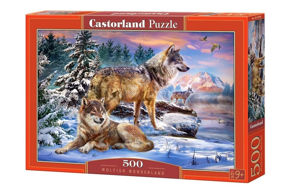 Dėlionė Castorland Wolfish Wonderland, 500 d. цена и информация | Dėlionės (puzzle) | pigu.lt