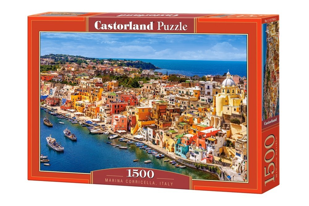 Dėlionė Castorland Puzzle Marina Corricella, Italy, 1500 d. kaina ir informacija | Dėlionės (puzzle) | pigu.lt