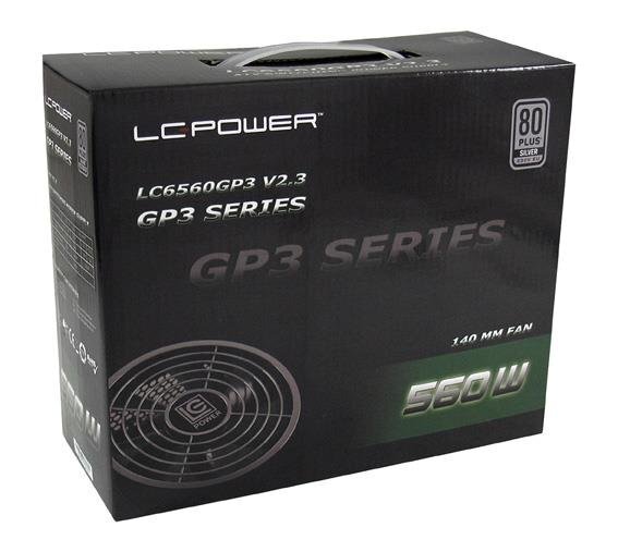 LC-Power LC6560GP3 V2.3 kaina ir informacija | Maitinimo šaltiniai (PSU) | pigu.lt