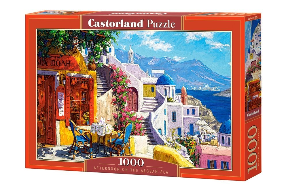 Dėlionė Castorland Puzzle Afternoon on the Aegean Sea, 1000 d. kaina ir informacija | Dėlionės (puzzle) | pigu.lt