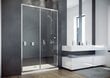 Dušo durys Besco Duo Slide, 100,110,120,130,140 x 195 cm kaina ir informacija | Dušo durys ir sienelės | pigu.lt