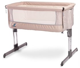 Детская кроватка Caretero Sleep2gether, Beige цена и информация | Манежи для детей | pigu.lt