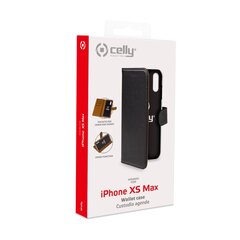 Celly Wally dėklas, skirtas iPhone XS Max, Juoda цена и информация | Чехлы для телефонов | pigu.lt
