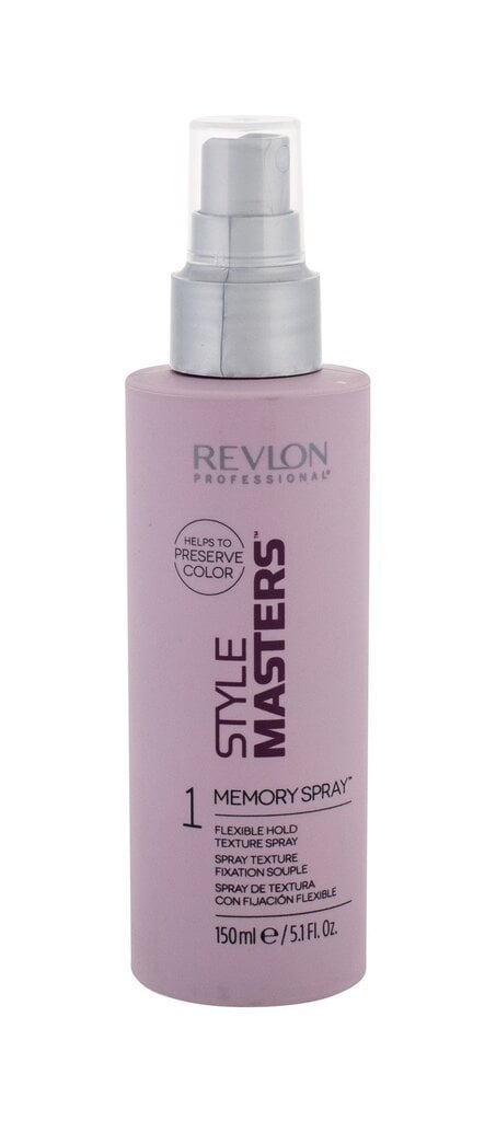 Plaukus fiksuojantis purškiklis su "atminties" efektu Revlon Professional Style Masters Creator Memory Spray 150 ml kaina ir informacija | Plaukų formavimo priemonės | pigu.lt