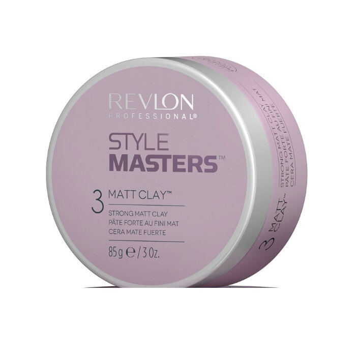 Stiprios fiksacijos plaukų vaškas su matiniu efektu Revlon Professional Style Masters Matt Clay 3 85 g цена и информация | Plaukų formavimo priemonės | pigu.lt