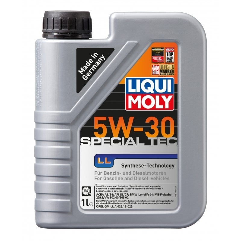 Liqui Moly Leichtlauf Special LL 5W-30 sintetinė variklinė alyva, 1L цена и информация | Variklinės alyvos | pigu.lt