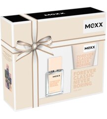 Набор Mexx Forever Classic для женщин: EDT 15 мл + гель для душа 50 мл цена и информация | Женские духи | pigu.lt