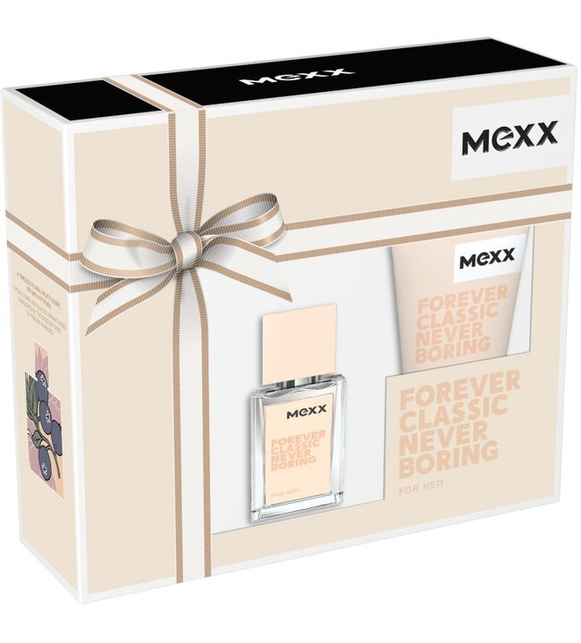 Rinkinys Mexx Forever Classic moterims: EDT 15 ml + dušo želė 50 ml kaina ir informacija | Kvepalai moterims | pigu.lt