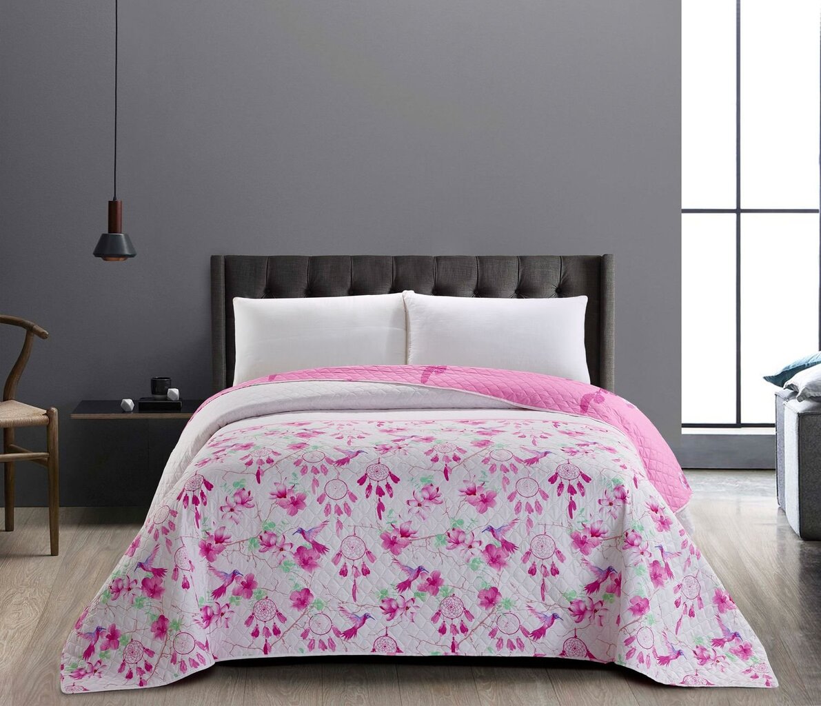 DecoKing dvipusė lovatiesė Sweet Dreams, 260x280 cm kaina ir informacija | Lovatiesės ir pledai | pigu.lt