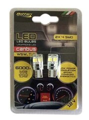 Автомобильные светодиодные лампы Battari W5W/T10 Canbus цена и информация | Автомобильные лампочки | pigu.lt