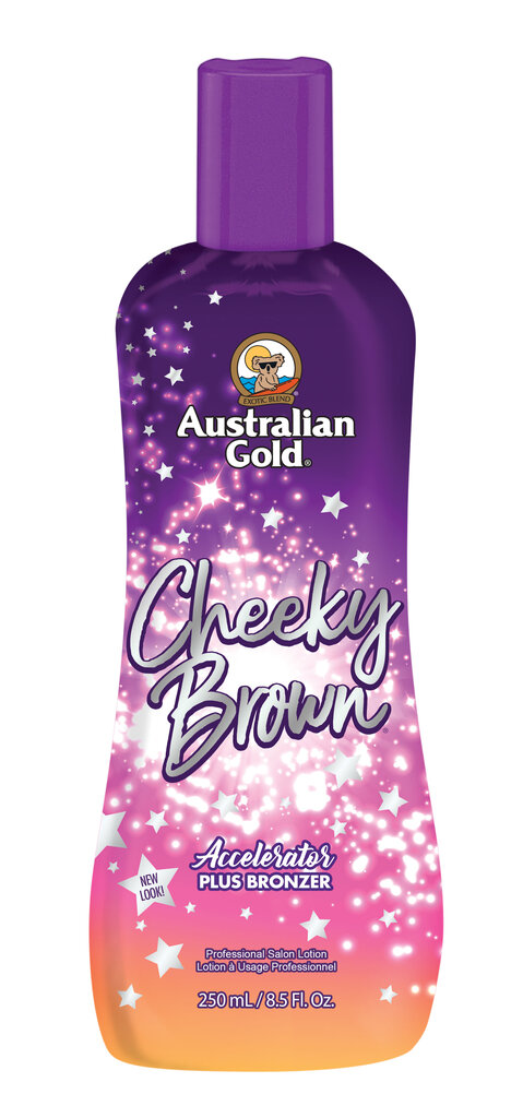 Soliariumo įdegio losjonas Australian Gold Cheeky Brown New Art Work 2018, 250 ml цена и информация | Soliariumo kremai | pigu.lt