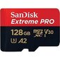 SanDisk Extreme Pro microSDXC цена и информация | Atminties kortelės fotoaparatams, kameroms | pigu.lt