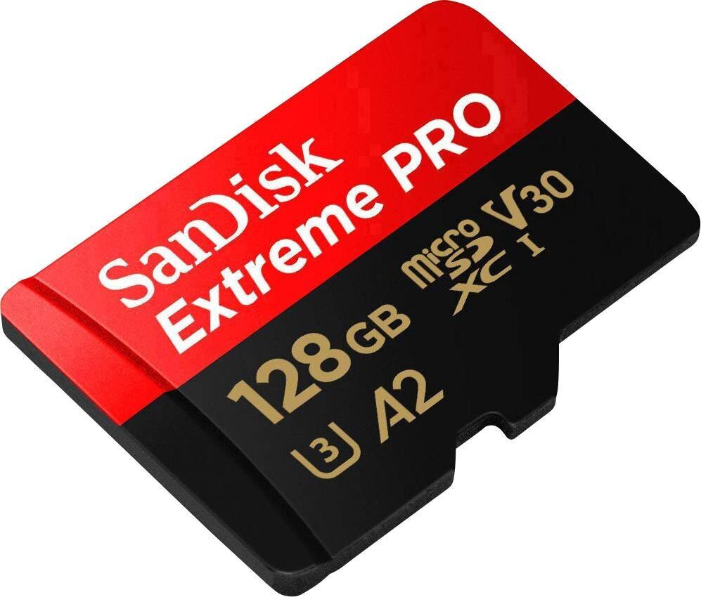 SanDisk Extreme Pro microSDXC цена и информация | Atminties kortelės fotoaparatams, kameroms | pigu.lt