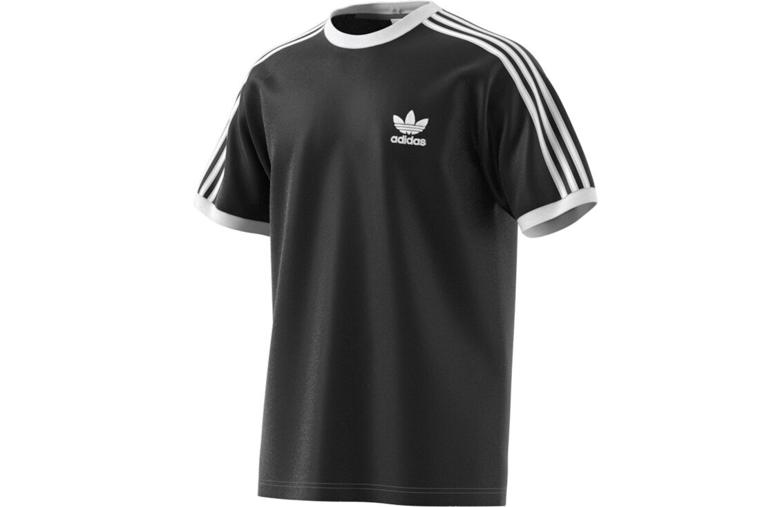 Marškinėliai vyrams Adidas Originals 3 Stripes Tee CW1202, juodi kaina ir informacija | Vyriški marškinėliai | pigu.lt